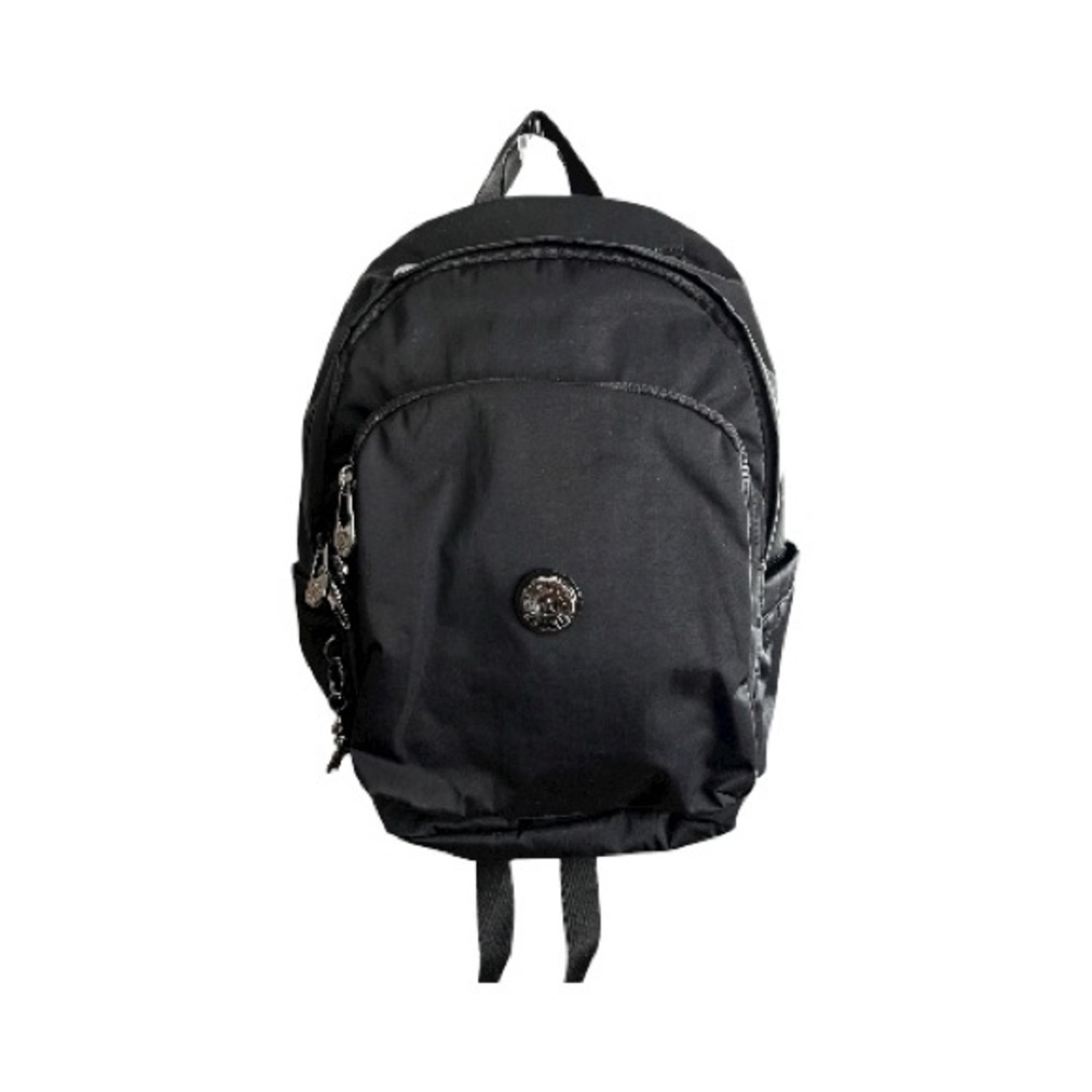 Black Backpack with Logo